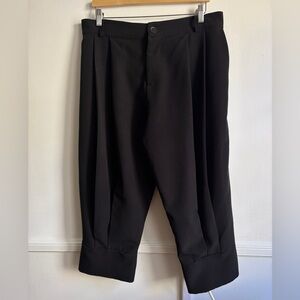 Black Tailored Flowy Pant
